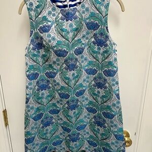 Clover Canyon Blue and Green Floral Dress NWT (has pockets!)